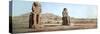 The Colossi of Memnon, Luxor (Thebes), Egypt-Werner Forman-Stretched Canvas