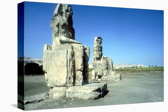 The Colossi of Memnon, Luxor West Bank, Egypt, C1400 Bc-CM Dixon-Stretched Canvas