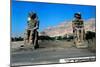 The Colossi of Memnon, Near the Valley of the Kings, Egypt, 14th Century Bc-null-Mounted Photographic Print