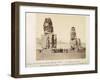 The Colossi of Memnon, Statues of Amenhotep III, XVIII Dynasty, c.1375-1358 BC-Francis Bedford-Framed Photographic Print