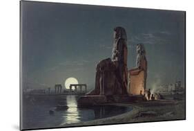 The Colossi of Memnon, Thebes, c.1872-Carl Friedrich Heinrich Werner-Mounted Giclee Print