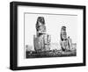 The Colossi of Memnon, Thebes, Egypt, 1860-Francis Frith-Framed Photographic Print