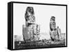 The Colossi of Memnon, Thebes, Egypt, 1860-Francis Frith-Framed Stretched Canvas