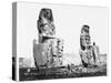 The Colossi of Memnon, Thebes, Egypt, 1860-Francis Frith-Stretched Canvas