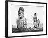 The Colossi of Memnon, Thebes, Egypt, 1860-Francis Frith-Framed Photographic Print