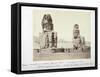 The Colossi of Memnon, Thebes, Egypt, 1862-Francis Bedford-Framed Stretched Canvas