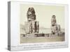 The Colossi of Memnon, Thebes, Egypt, 1862-Francis Bedford-Stretched Canvas