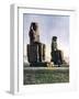 The Colossi of Memnon, Thebes, Egypt, 1933-1934-Donald Mcleish-Framed Giclee Print