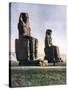 The Colossi of Memnon, Thebes, Egypt, 1933-1934-Donald Mcleish-Stretched Canvas