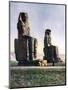 The Colossi of Memnon, Thebes, Egypt, 1933-1934-Donald Mcleish-Mounted Giclee Print