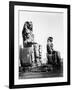 The Colossi of Memnon, Thebes, Nubia, Egypt, 1878-Felix Bonfils-Framed Giclee Print