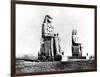 The Colossi of Memnon, Thebes, Nubia, Egypt, 1887-Henri Bechard-Framed Giclee Print