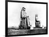 The Colossi of Memnon, Thebes, Nubia, Egypt, 1887-Henri Bechard-Framed Giclee Print