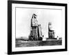 The Colossi of Memnon, Thebes, Nubia, Egypt, 1887-Henri Bechard-Framed Giclee Print