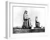 The Colossi of Memnon, Thebes, Nubia, Egypt, 1887-Henri Bechard-Framed Giclee Print