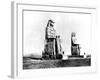 The Colossi of Memnon, Thebes, Nubia, Egypt, 1887-Henri Bechard-Framed Giclee Print