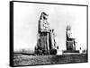 The Colossi of Memnon, Thebes, Nubia, Egypt, 1887-Henri Bechard-Framed Stretched Canvas