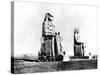 The Colossi of Memnon, Thebes, Nubia, Egypt, 1887-Henri Bechard-Stretched Canvas