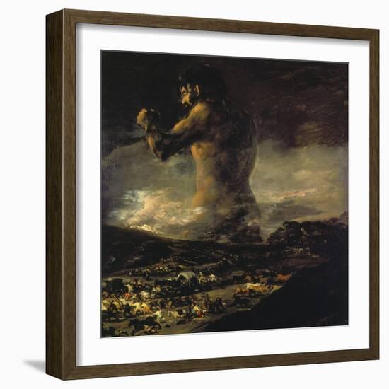 The Colossus, 1808/1812-Francisco de Goya-Framed Giclee Print