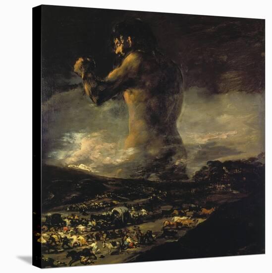 The Colossus, 1808/1812-Francisco de Goya-Stretched Canvas