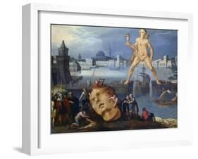 The Colossus at Rhodes-Louis De Caulery-Framed Giclee Print