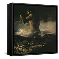 The Colossus, circa 1808-Francisco de Goya-Framed Stretched Canvas