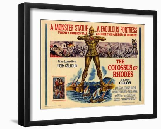 The Colossus of Rhodes, 1961-null-Framed Art Print