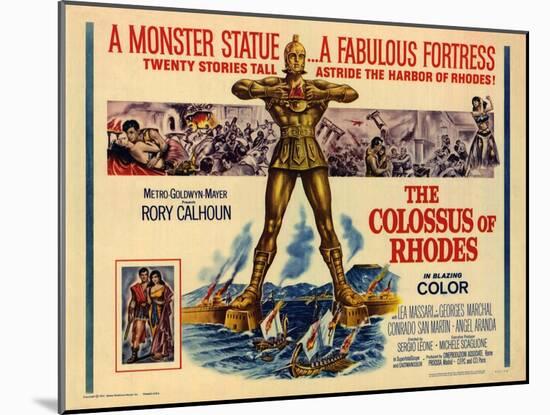 The Colossus of Rhodes, 1961-null-Mounted Art Print
