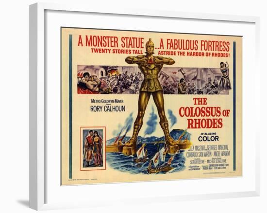 The Colossus of Rhodes, 1961-null-Framed Art Print