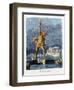 The Colossus of Rhodes, from a Series of the "Seven Wonders of the Ancient World"-Ferdinand Knab-Framed Giclee Print