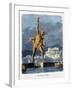 The Colossus of Rhodes, from a Series of the "Seven Wonders of the Ancient World"-Ferdinand Knab-Framed Giclee Print