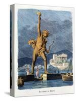 The Colossus of Rhodes, from a Series of the "Seven Wonders of the Ancient World"-Ferdinand Knab-Stretched Canvas