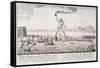 The Colossus of Rhodes, from, Entwurf Einer Historischen Architektur, 1721-Johann Bernhard Fischer Von Erlach-Framed Stretched Canvas