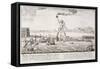 The Colossus of Rhodes, from, Entwurf Einer Historischen Architektur, 1721-Johann Bernhard Fischer Von Erlach-Framed Stretched Canvas