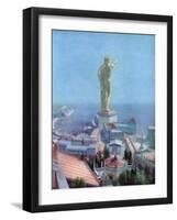 The Colossus of Rhodes, Greece, 1933-1934-M Kupka-Framed Giclee Print