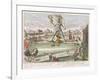 The Colossus of Rhodes, Second Wonder of the World-Georg Balthasar Probst-Framed Giclee Print