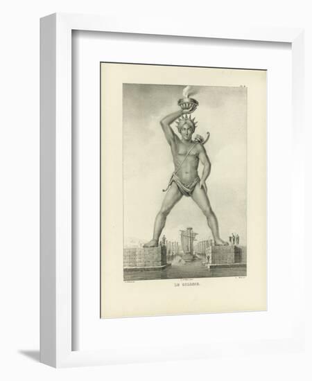 The Colossus of Rhodes-Petrus Josephus Witdoeck-Framed Giclee Print