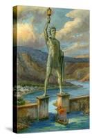 The Colossus of Rhodes-English School-Stretched Canvas