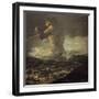 The Colossus-Francisco de Goya-Framed Art Print