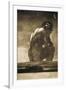 The Colossus-Francisco de Goya-Framed Art Print