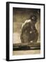 The Colossus-Francisco de Goya-Framed Art Print