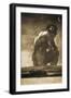 The Colossus-Francisco de Goya-Framed Art Print