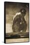 The Colossus-Francisco de Goya-Framed Stretched Canvas