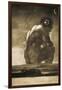 The Colossus-Francisco de Goya-Framed Art Print