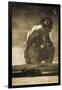 The Colossus-Francisco de Goya-Framed Art Print