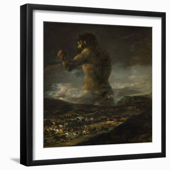 The Colossus-Francisco de Goya-Framed Premium Giclee Print