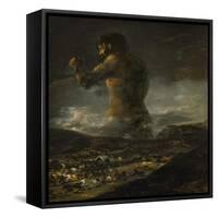 The Colossus-Francisco de Goya-Framed Stretched Canvas