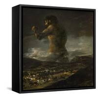 The Colossus-Francisco de Goya-Framed Stretched Canvas