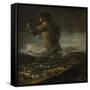 The Colossus-Francisco de Goya-Framed Stretched Canvas