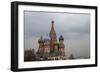 The Coloured Domes of St Basils Cathedral, Moscow, Russia-Richard Bryant-Framed Photo